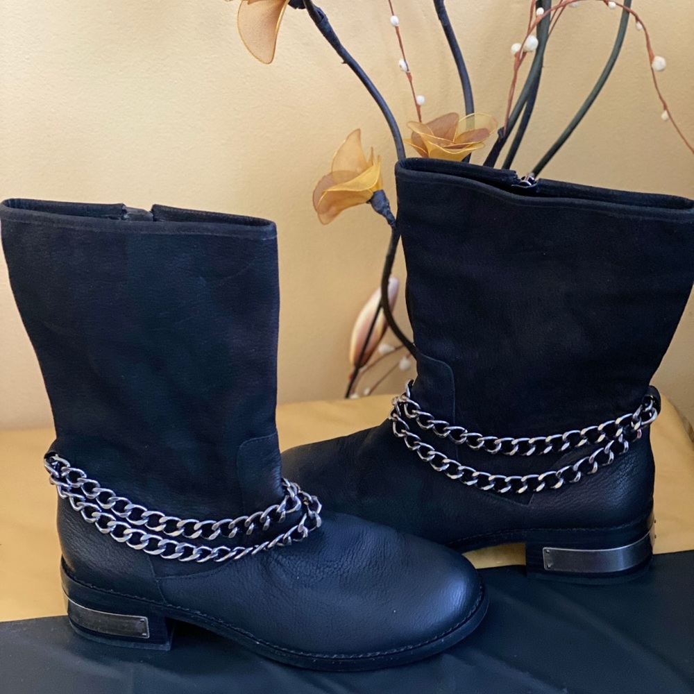 Vince Camuto Moto Boots Like New ! - Picture 3 of 7